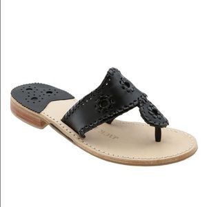 Jack Rogers/Black sz9 Palm Beach Sandals